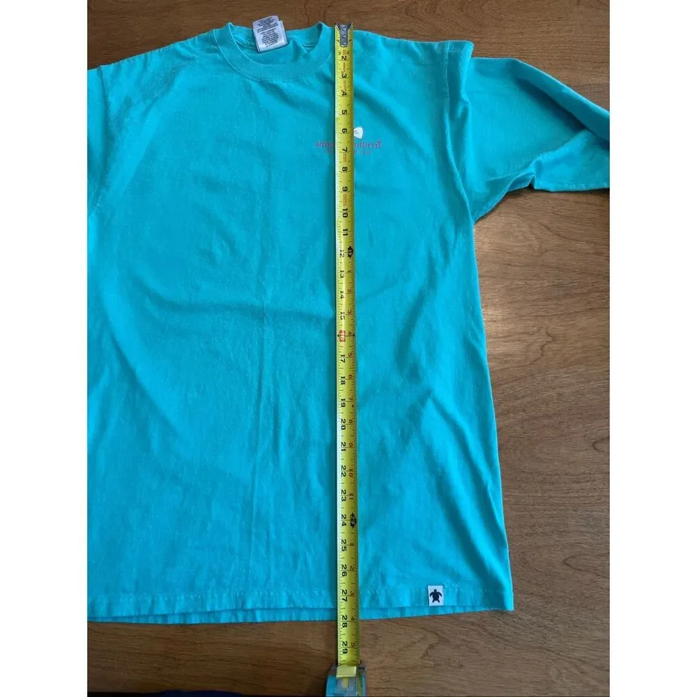 Simply Southern Women's Relaxed Fit Long Sleeve Graphic Tee Seafoam Green Medium